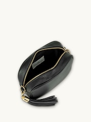 Apatchy Black The Tassel Leather Cross-Body Bag - Image 6 of 6