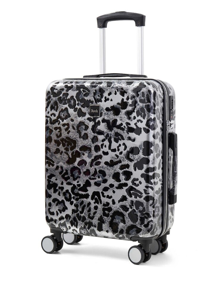 Rock Luggage Savannah Cabin Snow Leopard Suitcase - Image 5 of 5 Rock Luggage Savannah Cabin Snow Leopard Suitcase - Image 5 of 5