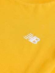 New Balance Gold Jersey Small Logo Cotton T-Shirt - Image 3 of 3