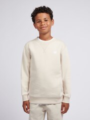 New Balance Brown Small Logo Sweatshirt - Image 1 of 8