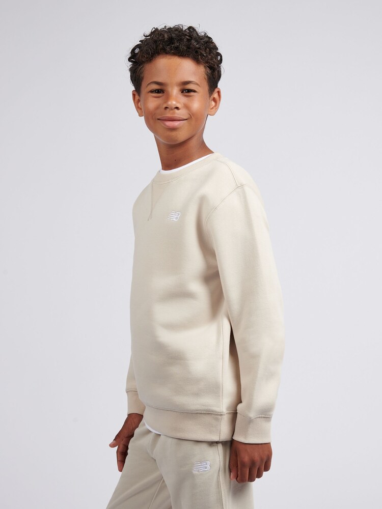 New Balance Brown Small Logo Sweatshirt - Image 2 of 8