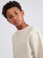 New Balance Brown Small Logo Sweatshirt - Image 4 of 8