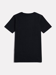 New Balance Black Jersey Stacked Logo T-Shirt - Image 2 of 3