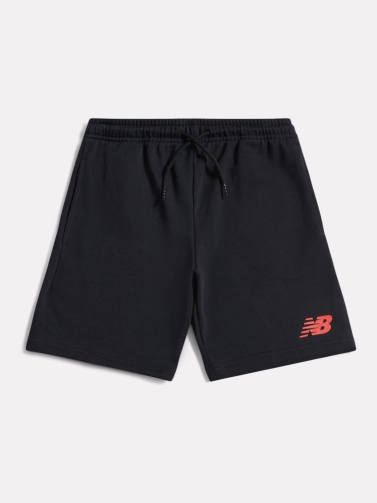 New Balance Black FT Graphic Print Shorts - Image 1 of 3 New Balance Black FT Graphic Print Shorts - Image 1 of 3