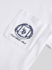 U.S. Polo Assn. White Wreath Graphic T-Shirt - Image 7 of 7