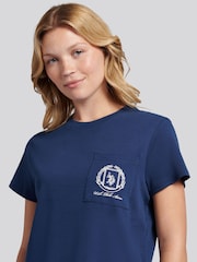 U.S. Polo Assn. Blue Wreath Graphic T-Shirt - Image 4 of 7