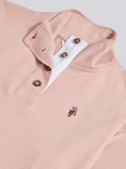 U.S. Polo Assn. Pink Funnel Neck Rugby Shirt - Image 7 of 7