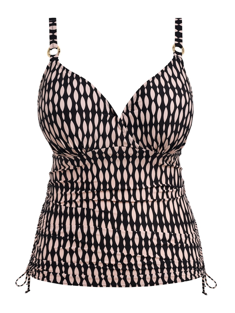 Fantasie Black Shell Bay Underwire Tankini Top - Image 6 of 6