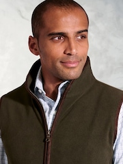 Brook Taverner Green Fleece Gilet - Image 3 of 4