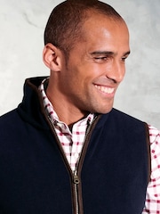 Brook Taverner Blue Fleece Gilet - Image 3 of 4