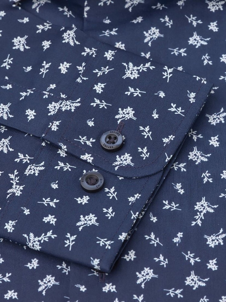 Brook Taverner Blue Floral Shirt - Image 3 of 3