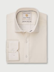 Brook Taverner Cream Single Cuff Shirt - Image 1 of 3