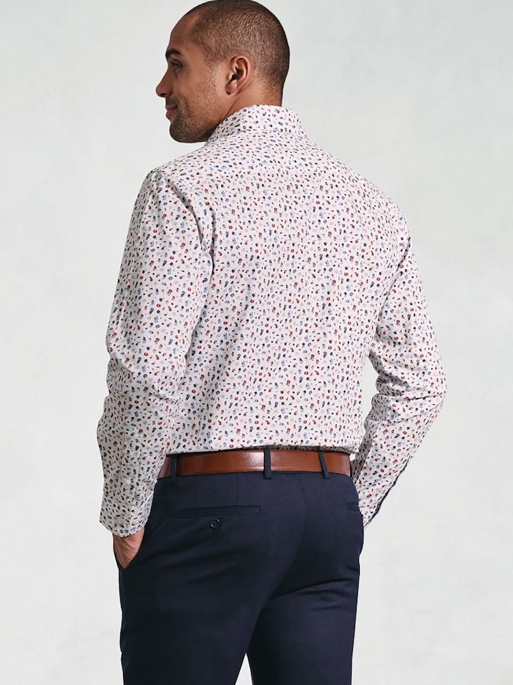 Brook Taverner Red Floral Shirt - Image 3 of 3