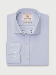 Brook Taverner Blue Single Cuff Shirt - Image 1 of 3