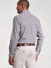 Lila - Brook Taverner Ditsy Floral Print Long Sleeve 100% Cotton Shirt - Bild 6 von 8