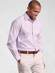 Brook Taverner Herringbone Stretch Cotton Shirt - Slika 3 iz 3