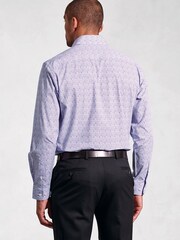 Brook Taverner Purple Print Shirt - Image 2 of 6