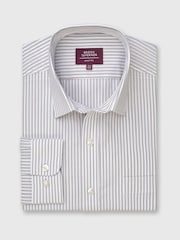 Brook Taverner White Stripe Cotton Shirt - Image 1 of 3
