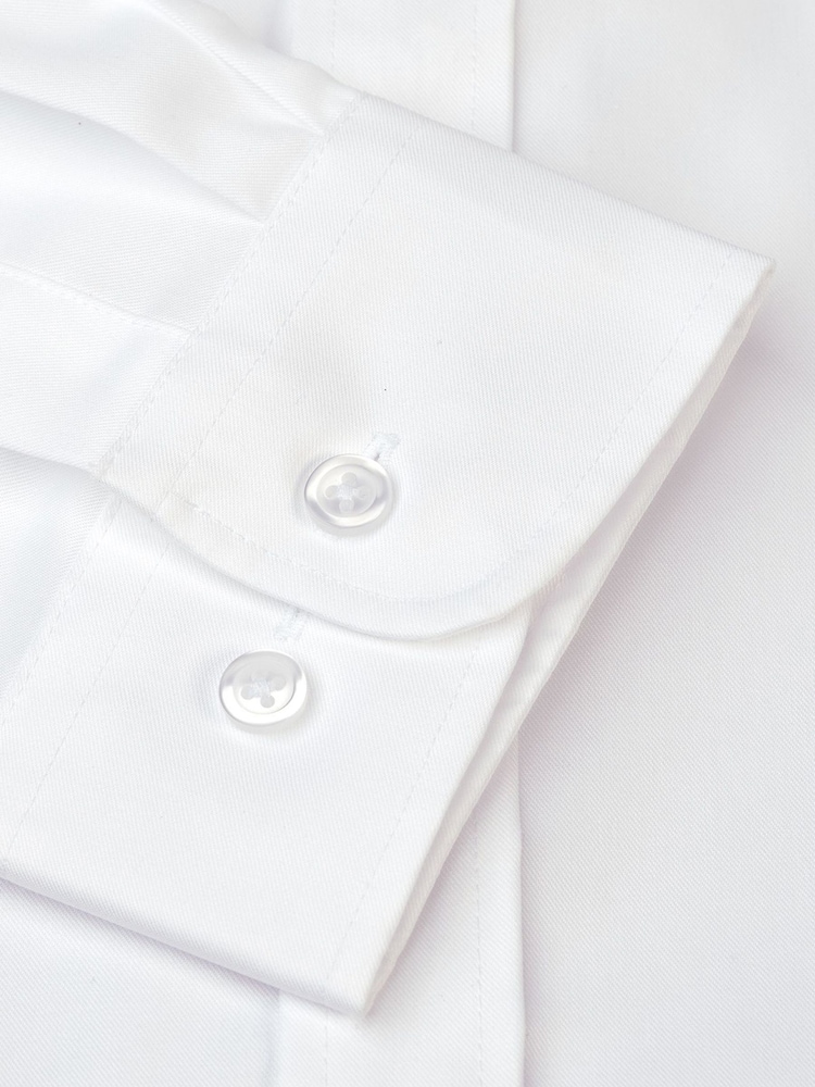 Brook Taverner White Cotton Shirt - Image 2 of 3