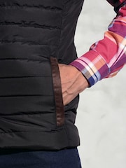 Brook Taverner Black Quilted Puffer Gilet - Image 4 of 4