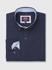 Brook Taverner Stretch Oxford Cotton Shirt - صورة 1 من 3