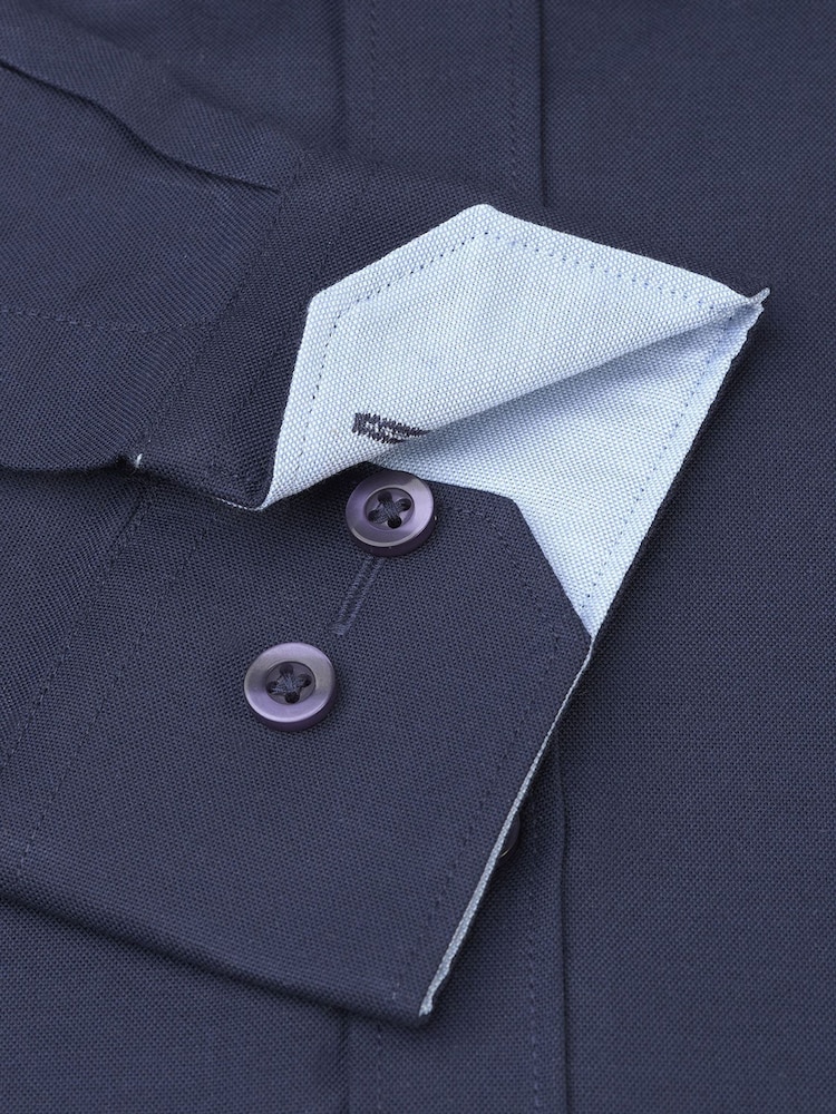 Brook Taverner Stretch Oxford Cotton Shirt - صورة 3 من 3