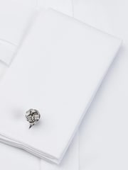Brook Taverner White Double Cuff Poplin Cotton Shirt - Image 3 of 3