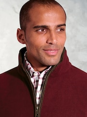 Brook Taverner Red Fleece Gilet - Image 3 of 4