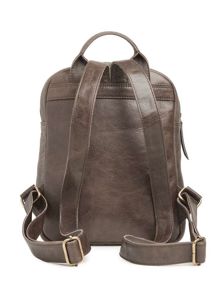 Celtic & Co. Brown Backpack With Pocket - Image 2 of 5