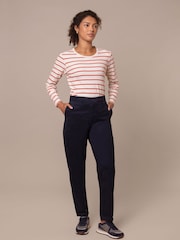 Celtic & Co. Blue Barrel Leg Trousers - Image 1 of 6