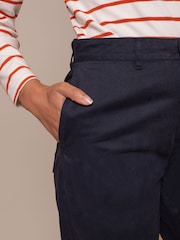 Celtic & Co. Blue Barrel Leg Trousers - Image 3 of 6