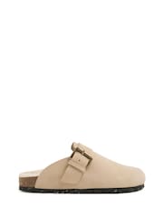 Celtic & Co. Sheep Lined Penny Loafer Clogs - Image 3 of 8