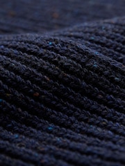 Celtic & Co. Blue Donegal Ribbed Sleeveless Cardigan - Image 10 of 11