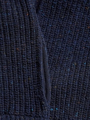Celtic & Co. Blue Donegal Ribbed Sleeveless Cardigan - Image 11 of 11