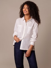 Celtic & Co. Side Split Cotton Shirt - Image 2 of 7