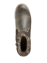 Celtic & Co. Green Waterproof Sheep Lined Ankle Boots - Image 7 of 8