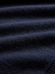Celtic & Co. Blue Roll Neck Drop Sleeve Lambswool Jumper - Image 5 of 7