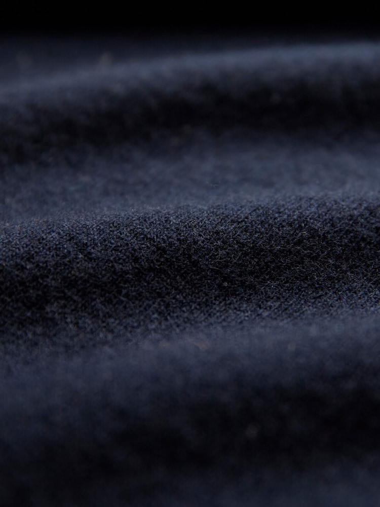 Celtic & Co. Blue Roll Neck Drop Sleeve Lambswool Jumper - Image 7 of 7 Celtic & Co. Blue Roll Neck Drop Sleeve Lambswool Jumper - Image 7 of 7