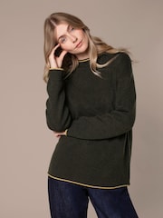 Celtic & Co. Felted Funnel Neck Jumper - Image 1 of 7