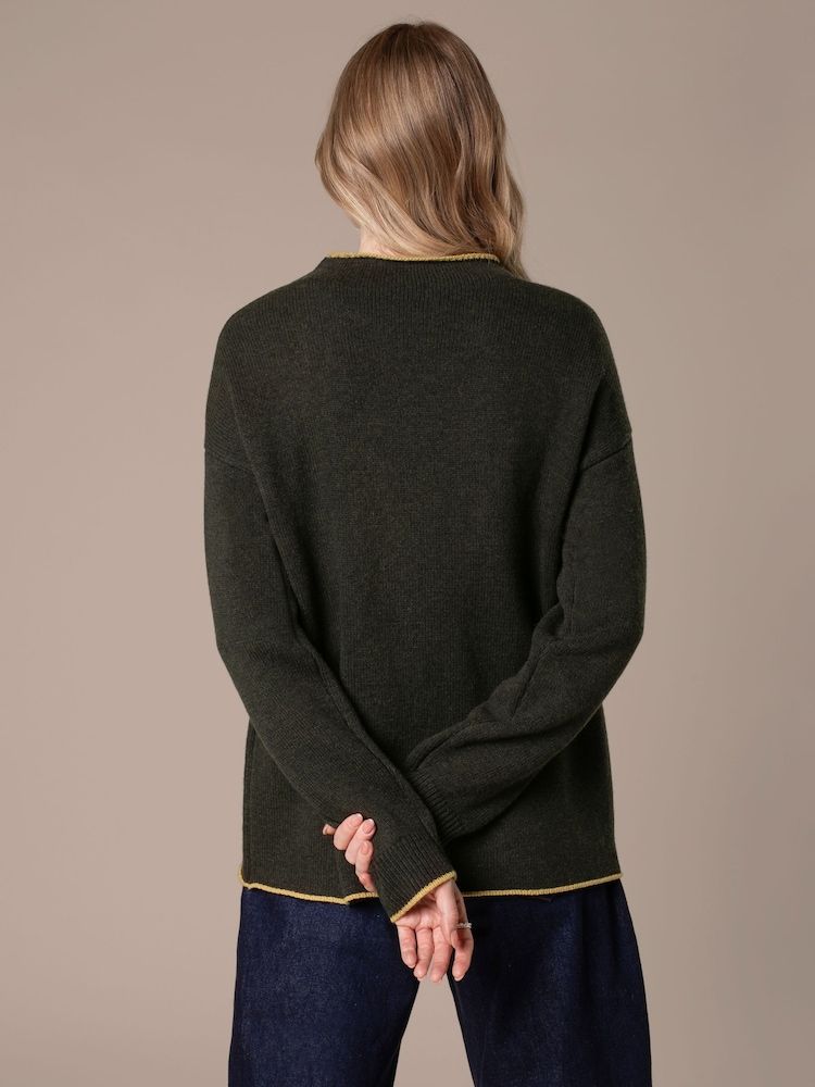 Celtic & Co. Felted Funnel Neck Jumper - Image 2 of 7