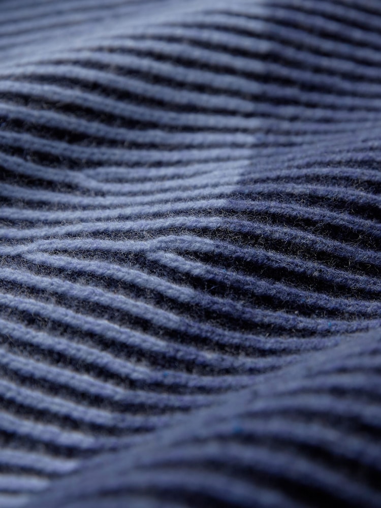 Celtic & Co. Blue Faded Funnel Neck Jumper - Image 2 of 3