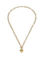 Aela Herzhalskette aus goldfarbenem Edelstahl - Bild 2 von 3