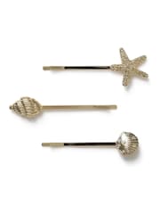 Aela Gold Starfish Hair Slides - Image 2 of 2