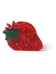 Aela Red Strawberry Hair Claw - Image 2 of 3