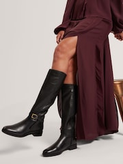 Ted Baker Clorett - Belt Detail Riding Flat Boots - Imagem 1 de 6