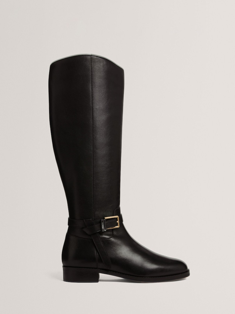 Ted Baker Clorett - Belt Detail Riding Flat Boots - Imagem 2 de 6
