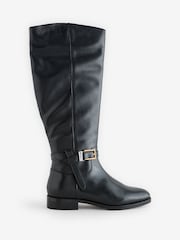 Ted Baker Clorett - Belt Detail Riding Flat Boots - Imagem 3 de 6