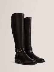 Ted Baker Clorett - Belt Detail Riding Flat Boots - Imagem 4 de 6