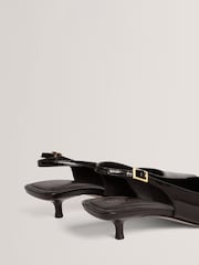 Ted Baker Black Kitiy - Sling Back Kitten Heels - Image 4 of 5