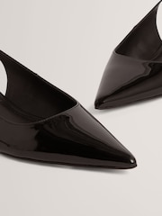 Ted Baker Black Kitiy - Sling Back Kitten Heels - Image 5 of 5